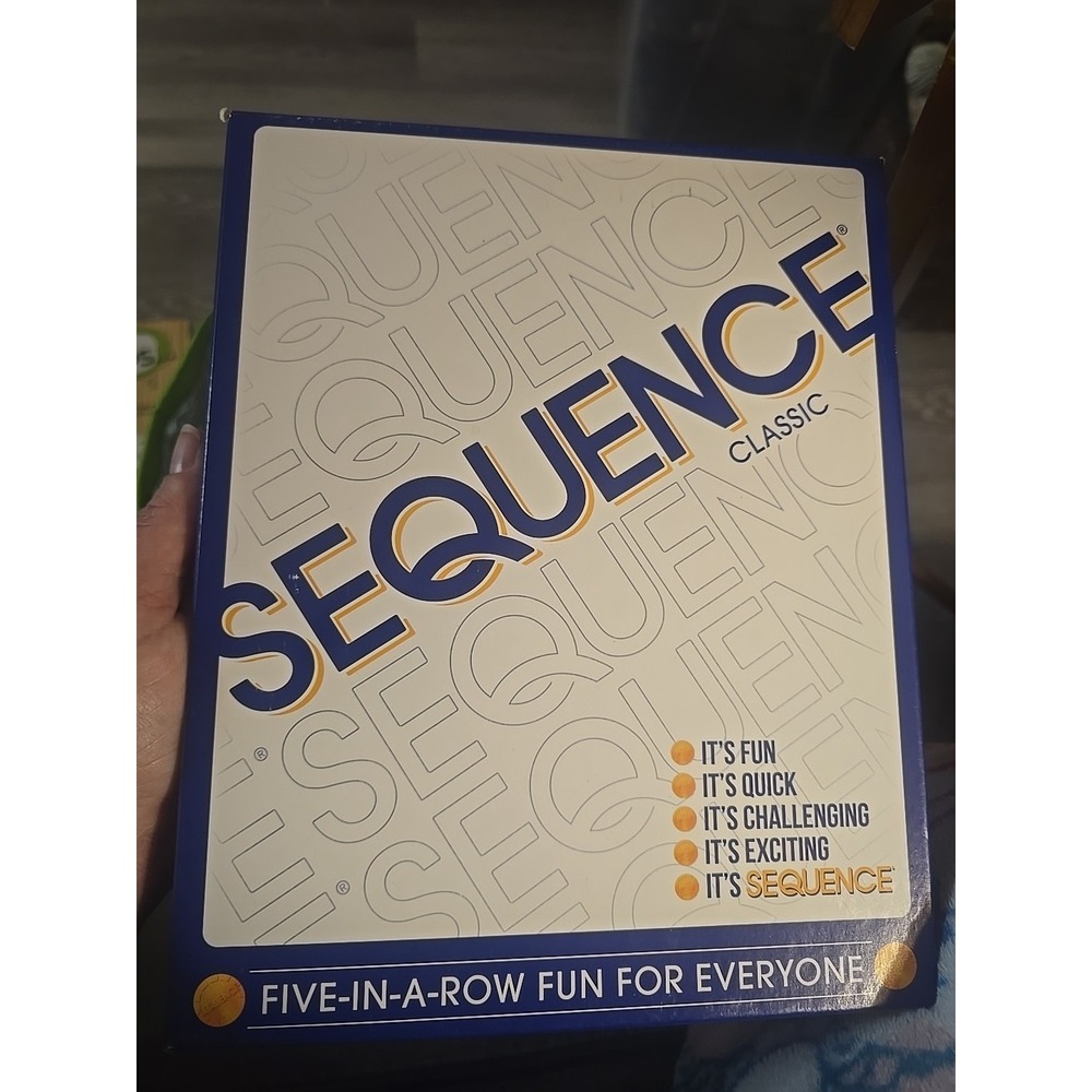 Brand New Classic Sequence Board Game - Complete and Sealed With‎ All Pieces